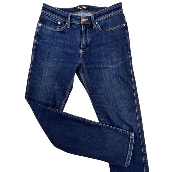 DU/ER L2X Slim Fit Jeans Men 32x31 Blue Denim Performance Stretch Cotton Cool